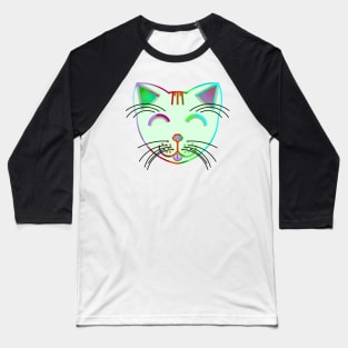 Happy Cat 11 Baseball T-Shirt
